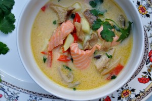 Thai Coconut Salmon Chowder