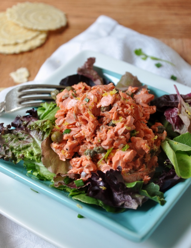 Salmon salad recipe idea