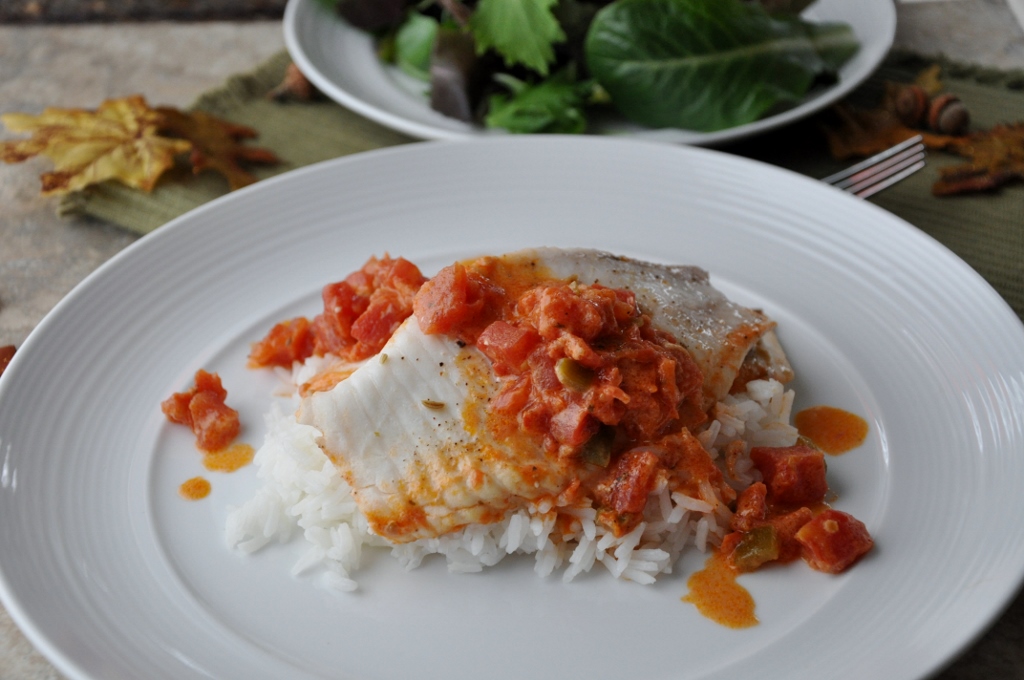 Tilapia with Tomatoes and Fennel