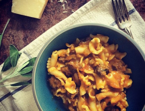 Pasta With Pumpkin And Sweet Sausage