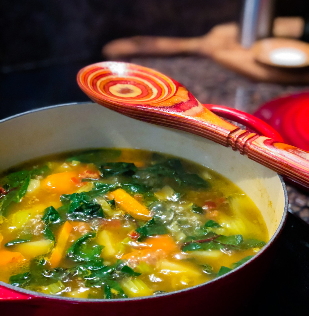 hearty farm to table vegetable soup