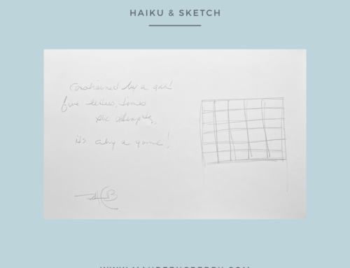 Haiku and Sketch #2